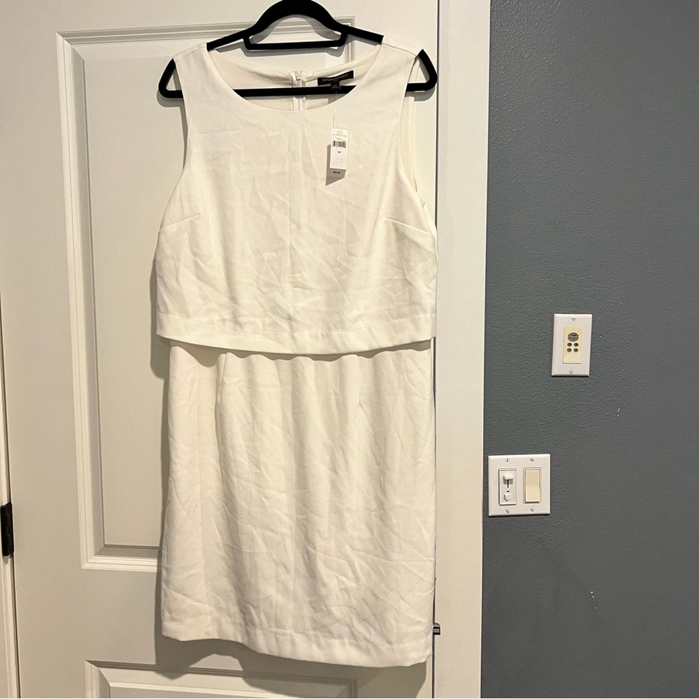 NWT gorgeous ivory sheath dress